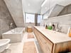 Luxus-Maisonette mit offener Küche in grüner Aussichtslage! - Badezimmer