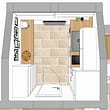 Frisch renovierte, möblierte 3-Zimmerwohnung im schönen Stuttgart-Sillenbuch - Visualisierung der Küche