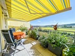 Hochwertige Maisonette Wohnung mit Dachbalkon, Tiefgarage und tollem Ausblick! - Terrasse