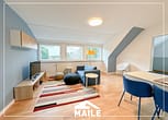 Frisch renovierte, möblierte 3-Zimmerwohnung im schönen Stuttgart-Sillenbuch - Wohn-/ Esszimmer