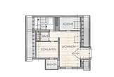 Sonnige und ruhige 2-Zimmerwohnung mit Balkon und EBK! - Grundriss