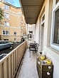 Möblierte 2,5 Zimmerwohnung mit EBK und Balkon im belieben Heusteigviertel - Balkon